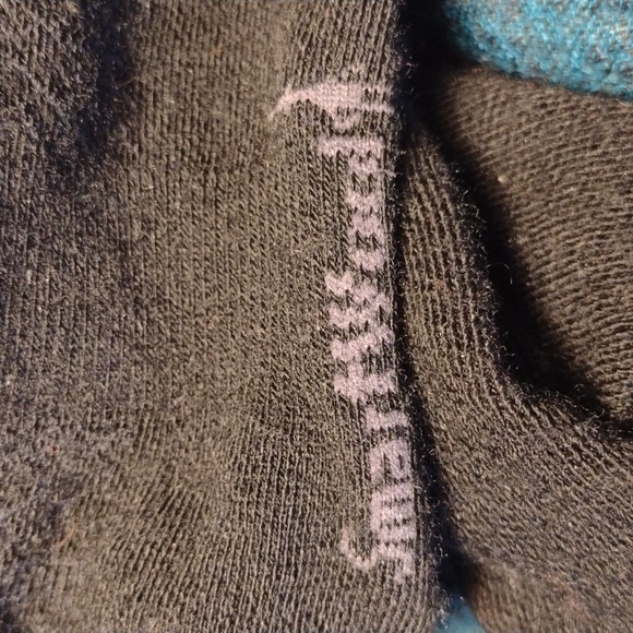 Smartwool Two Pair, Small Brown and Black Footed Patterned Tights - Picture 7 of 8